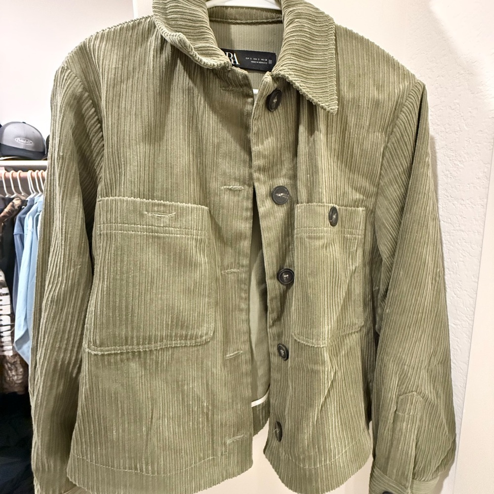 Olive Corduroy Jacket